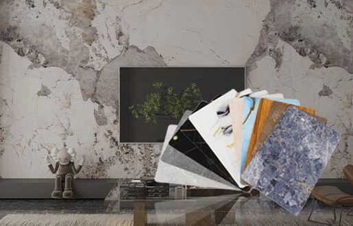 Foglio di marmo in PVC